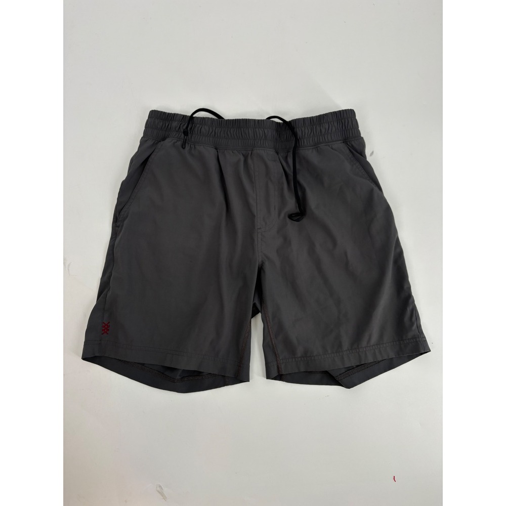 Rhone Mako Shorts Mens Medium Gray Charcoal Athletic Gym Workout 7 Inseam
